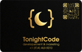 tonightcode premium metallic nfc business card metallic - gold