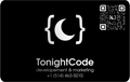 tonightcode premium metallic nfc business card metallic - silver